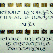 knowledge_uncial lettering